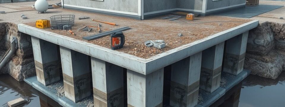 Fundamenty domu przy wysokim poziomie wód gruntowych: jak zaprojektować i zabezpieczyć konstrukcję przed wilgocią i uszkodzeniami