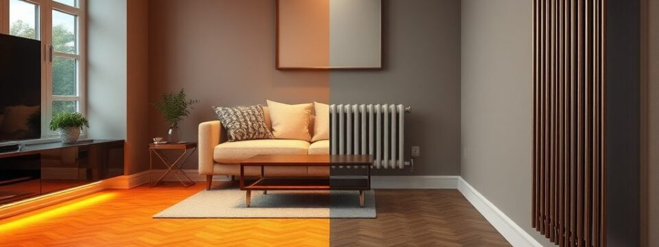 Ogrzewanie podłogowe czy grzejniki: jak wybrać system zapewniający komfort i optymalne koszty użytkowania