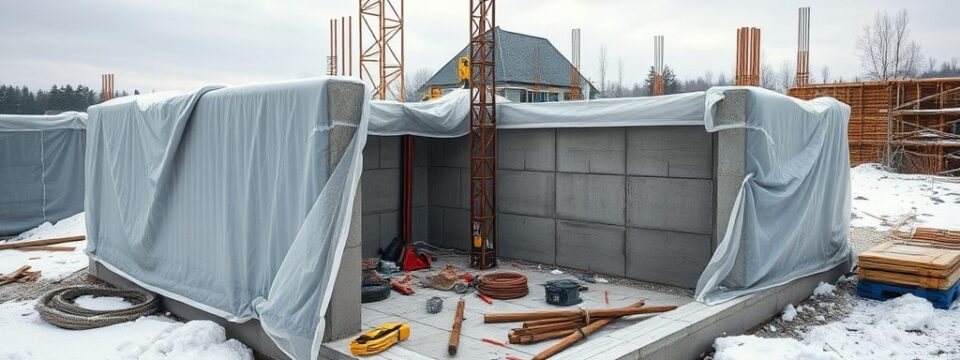 Czy i jak można wykonywać fundamenty zimą: warunki, zabezpieczenia i typowe wyzwania na budowie
